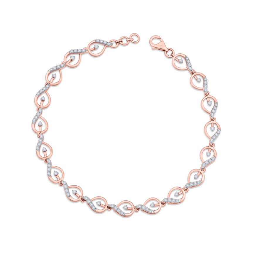 Rhythmic Weave Diamond Bracelet