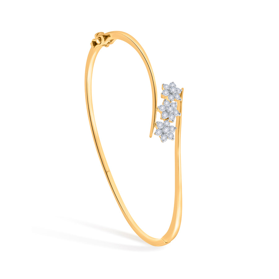 Triple Star Diamond  Bracelet