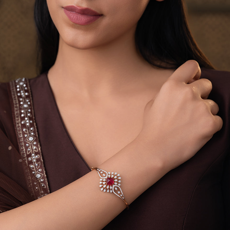 Royal Rubi Diamond Bracelet
