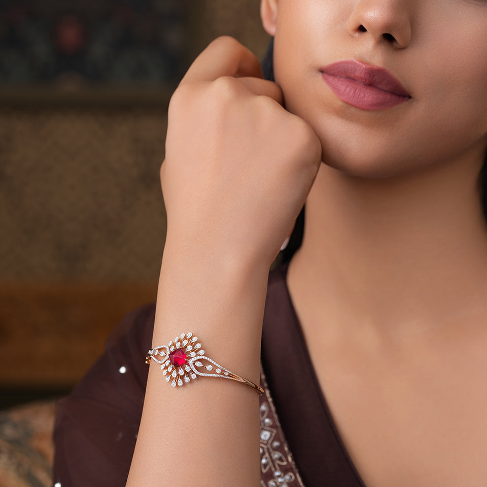 Royal Rubi Diamond Bracelet