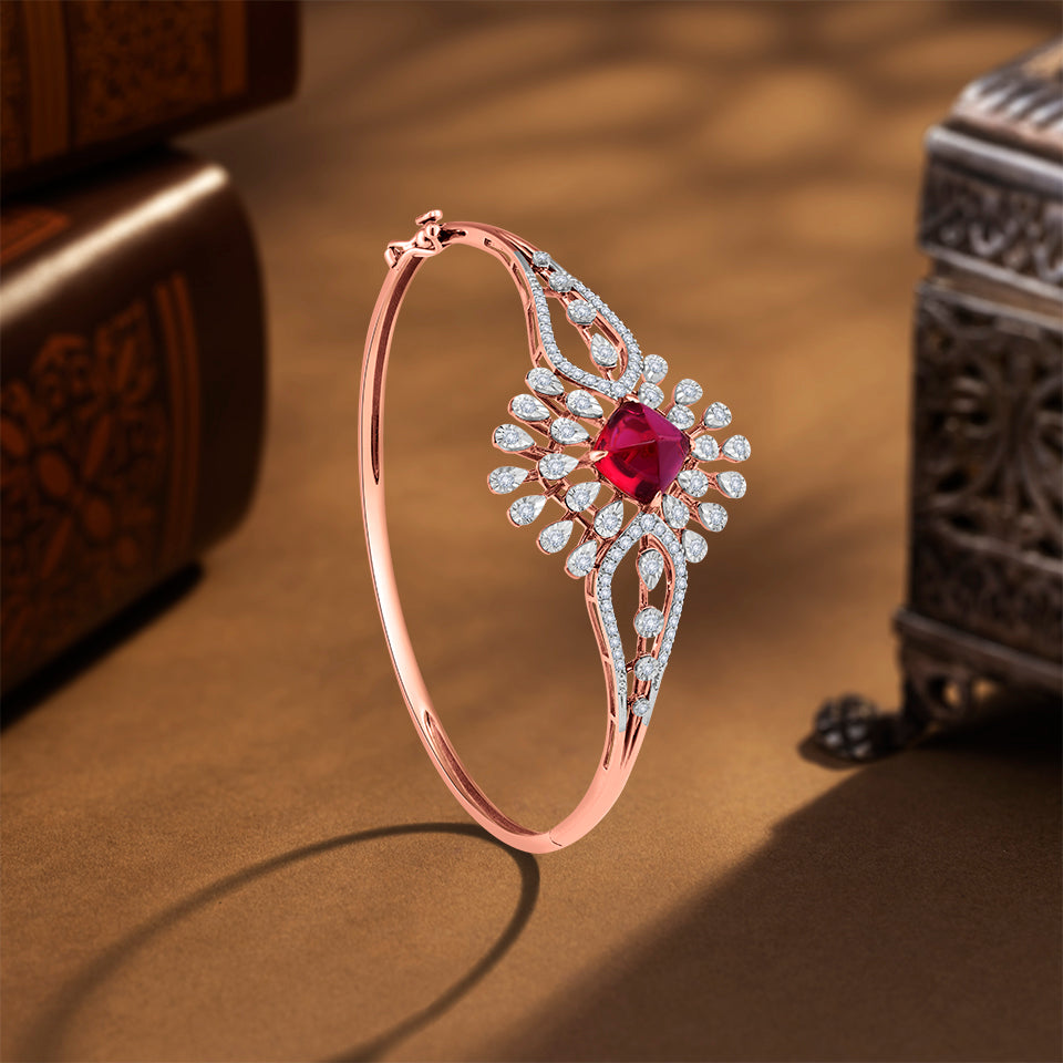 Royal Rubi Diamond Bracelet