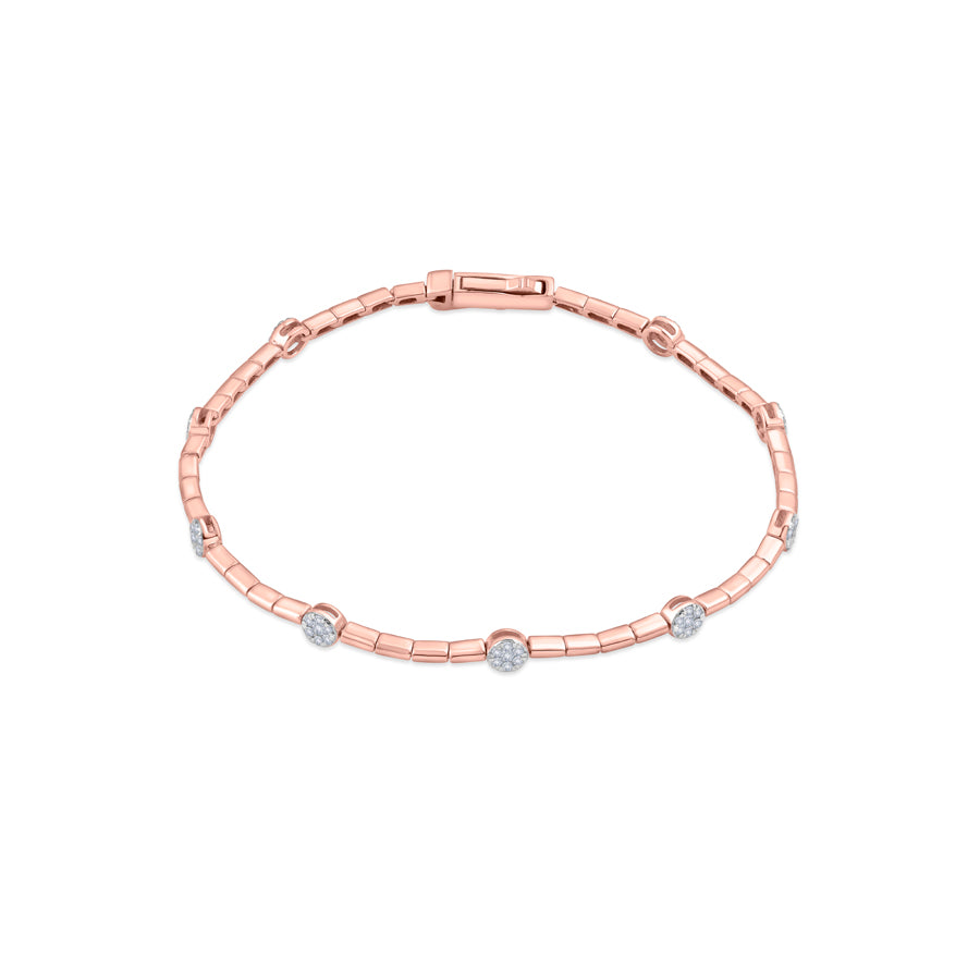 Stationed Sparkle Diamond Bracelet