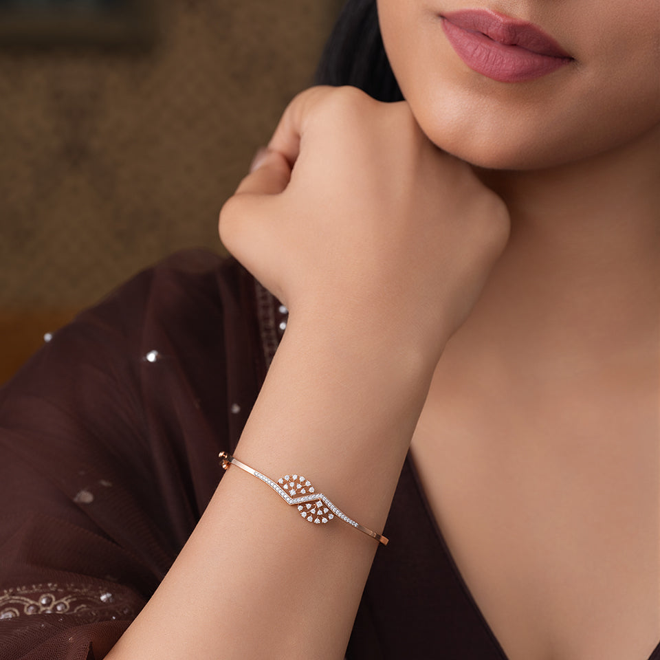Modern Monarch Diamond Bracelet
