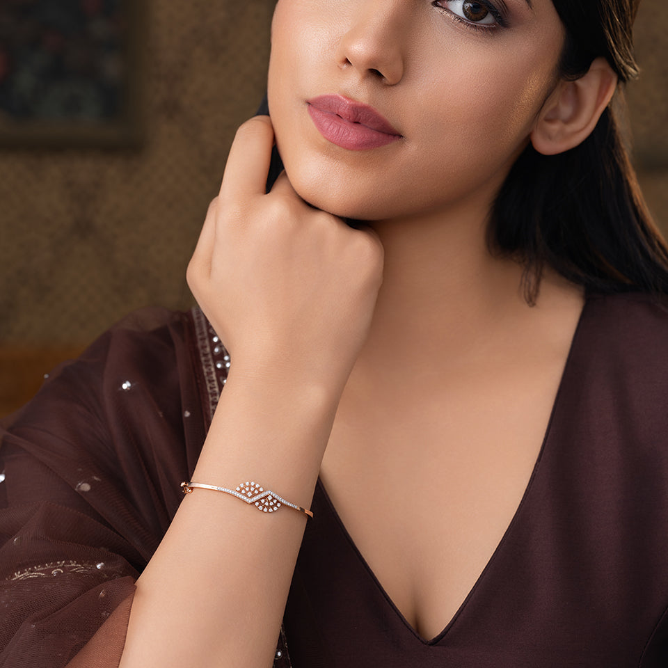 Modern Monarch Diamond Bracelet