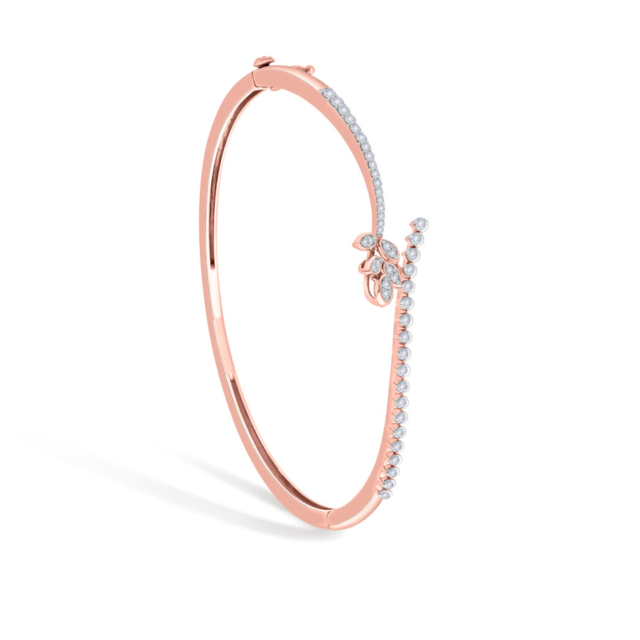 Leafy Link Diamond Bracelet