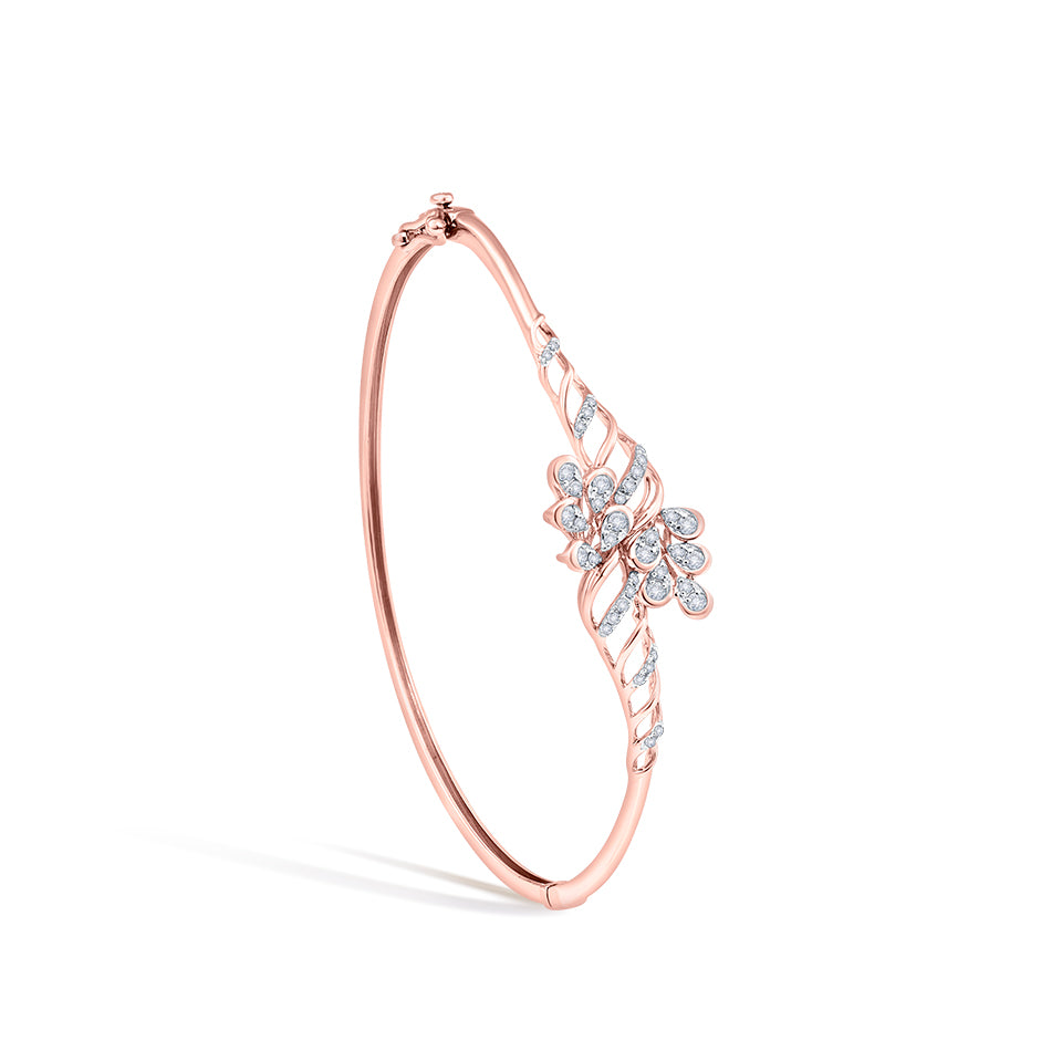 Petal Filigree Diamond Bracelet