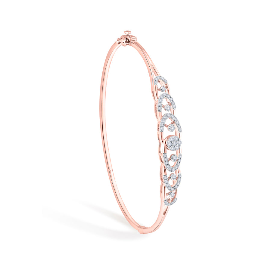 Intervined Orbits Diamond Bracelet