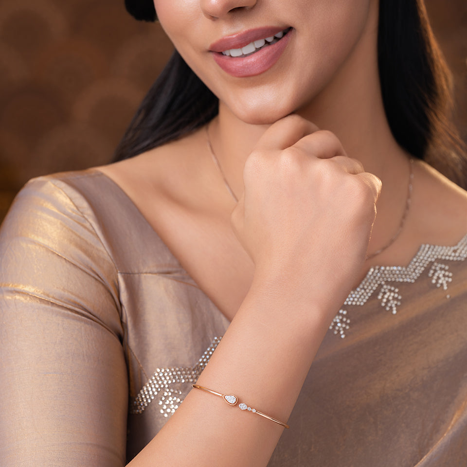 Drops Of Glaze Diamond Bracelet