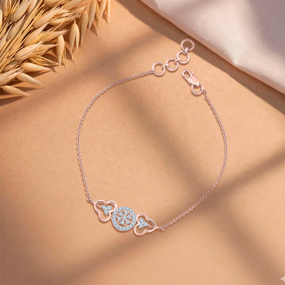 Starlit Flutter Diamond Bracelet