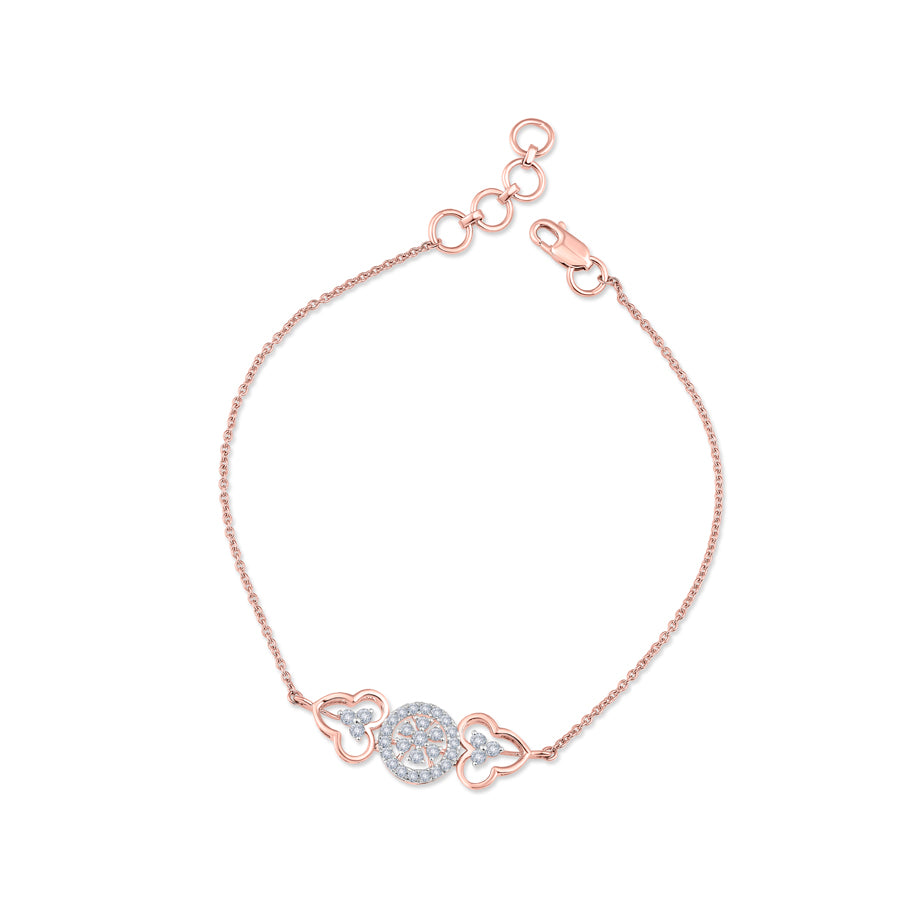 Starlit Flutter Diamond Bracelet