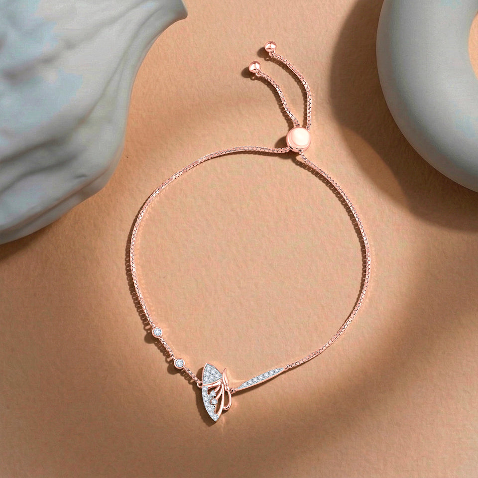 Whimsical Wind Diamond Bracelet