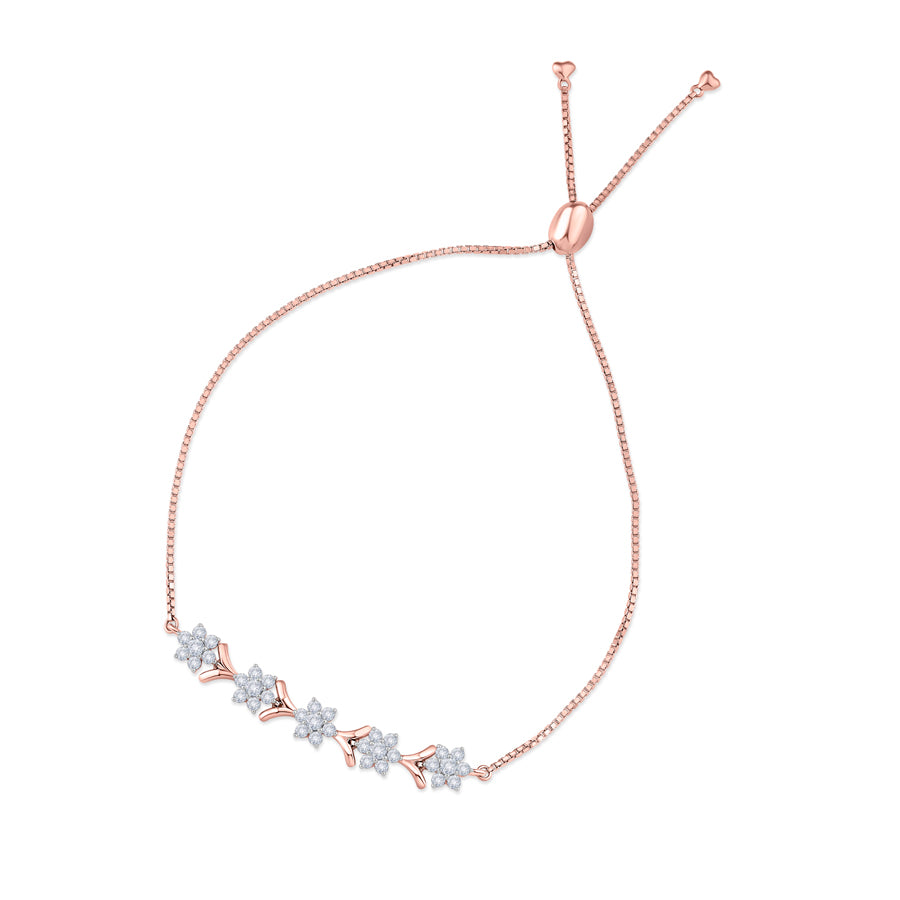 Floral Breeze Diamond Bracelet