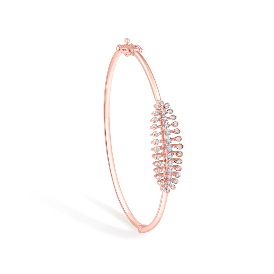 Fern Charm Diamond Bracelet