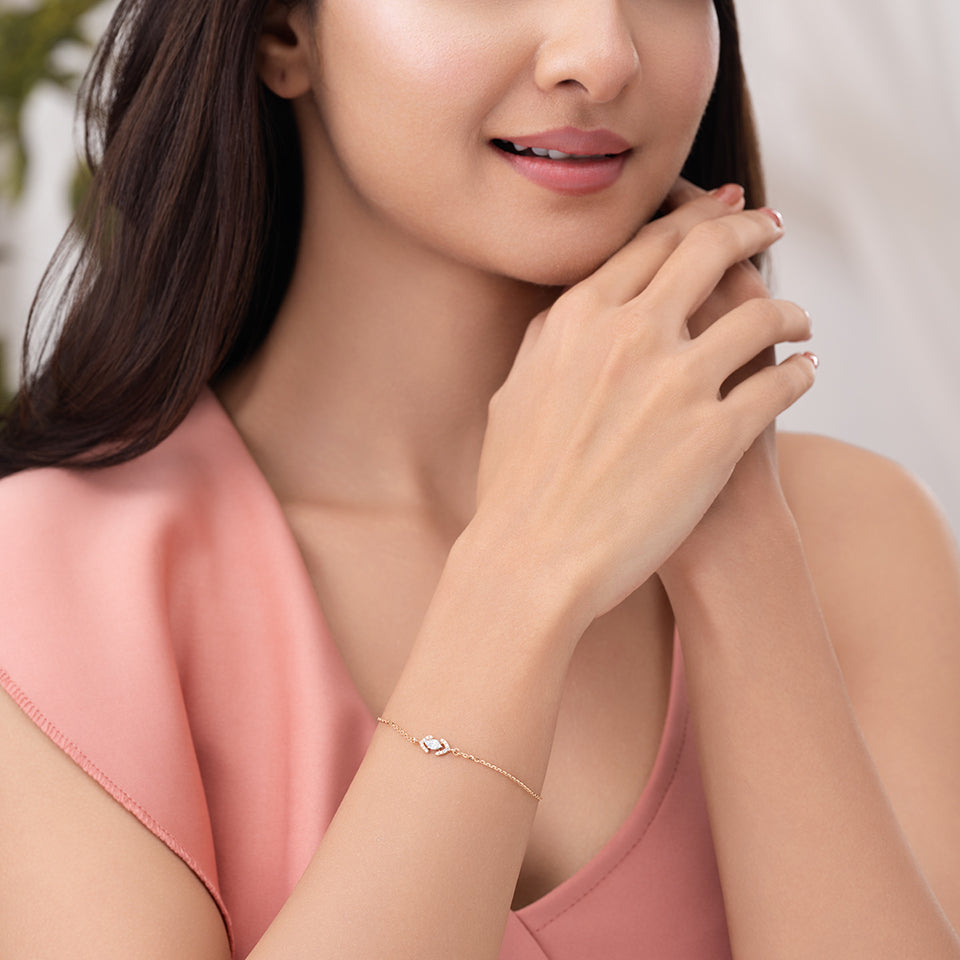 Glazing Core Diamond Bracelet