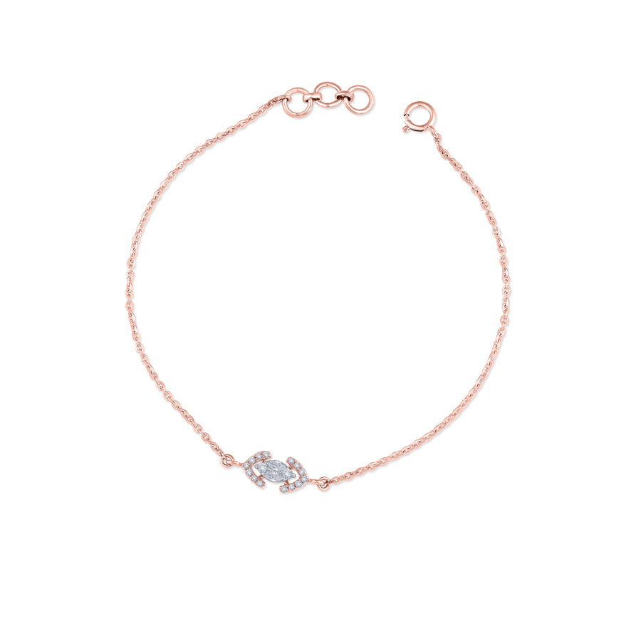 Glazing Core Diamond Bracelet