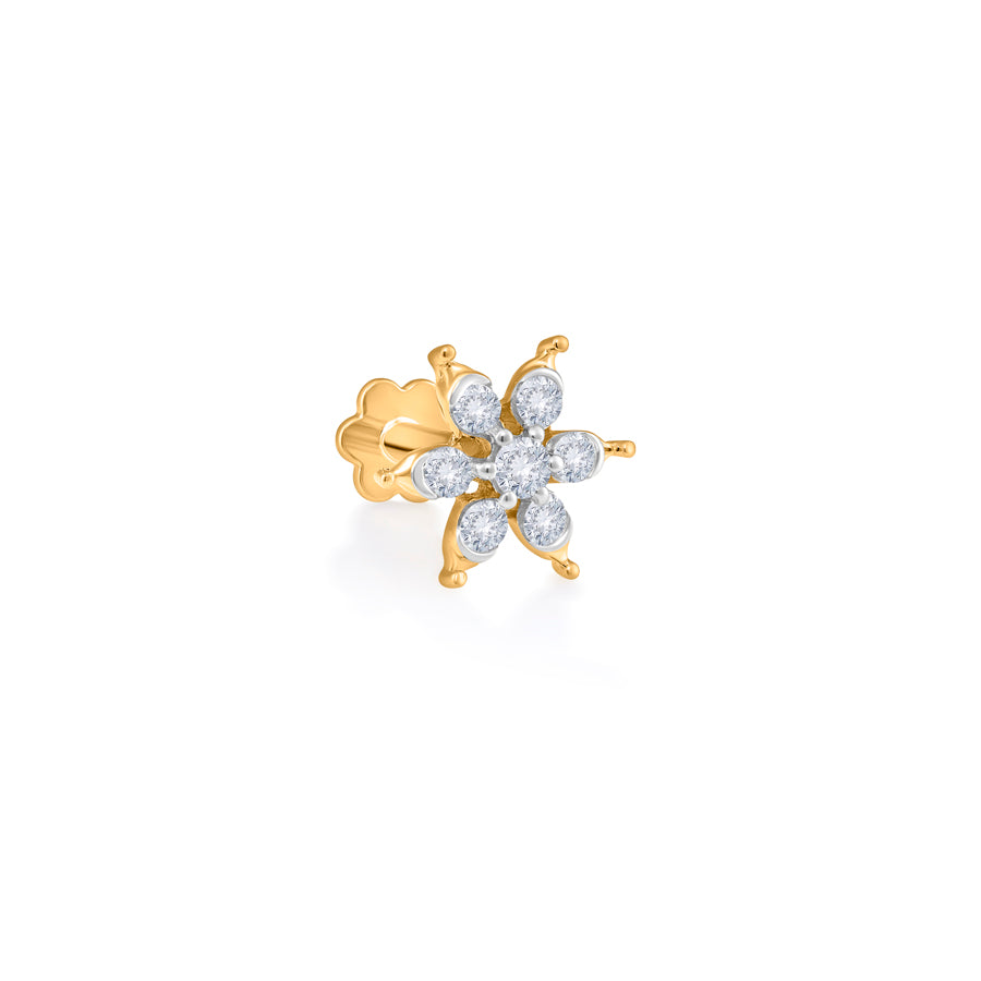Golden Bliss Diamond Nosepin
