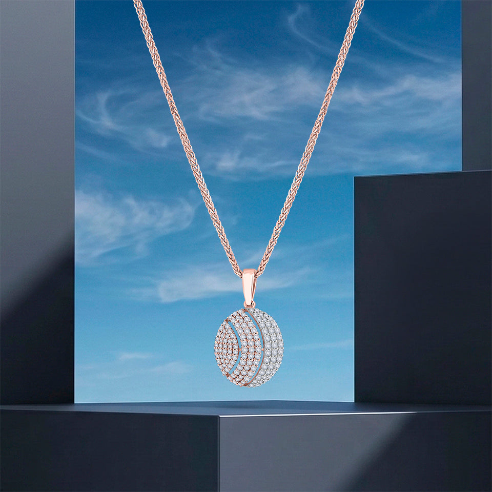 Shiny Sphere Diamond Pendant