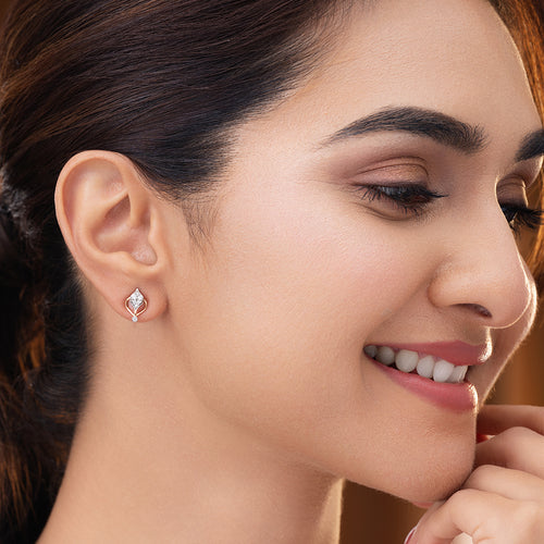 Autumn Frost Diamond Earrings