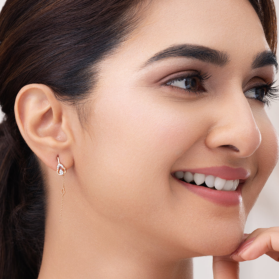 Enchanted Vine Diamond Earrings