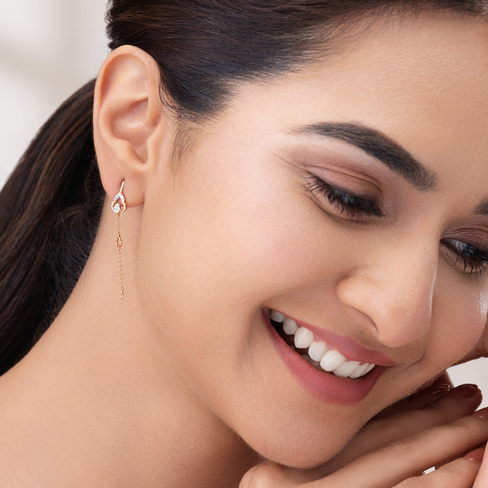 Enchanted Vine Diamond Earrings