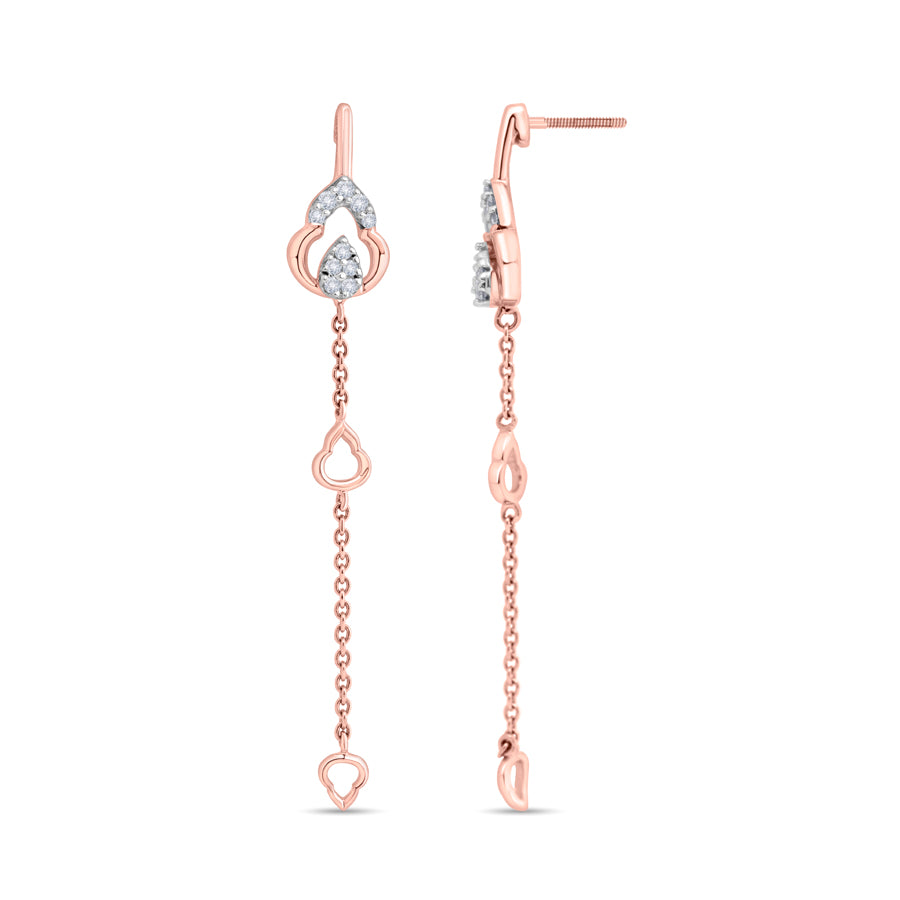 Enchanted Vine Diamond Earrings