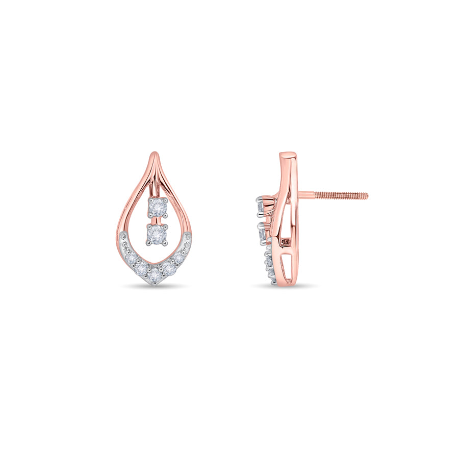 Heaven Dewdrop Diamond Earrings
