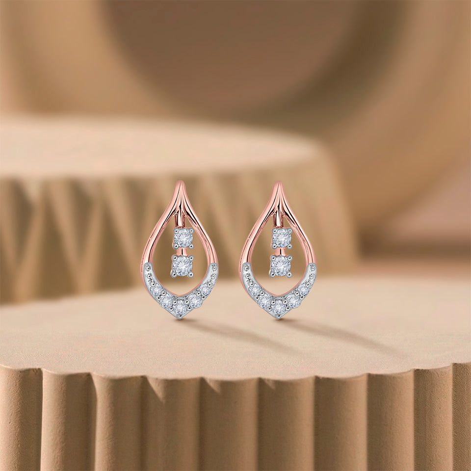 Heaven Dewdrop Diamond Earrings