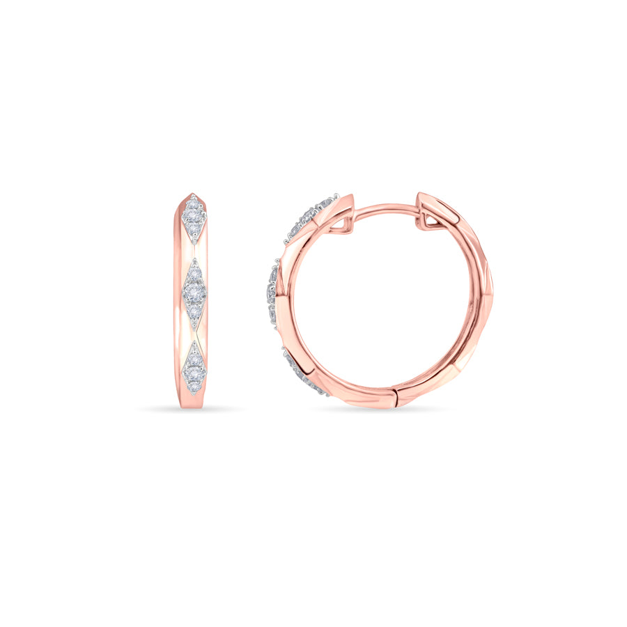 Classic Hoops Diamond Earrings
