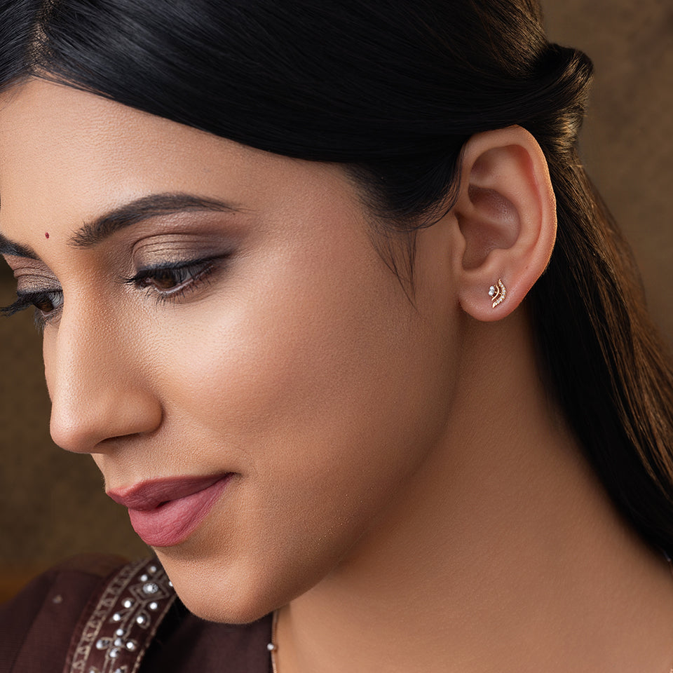 Majestic Flare Diamond Earring
