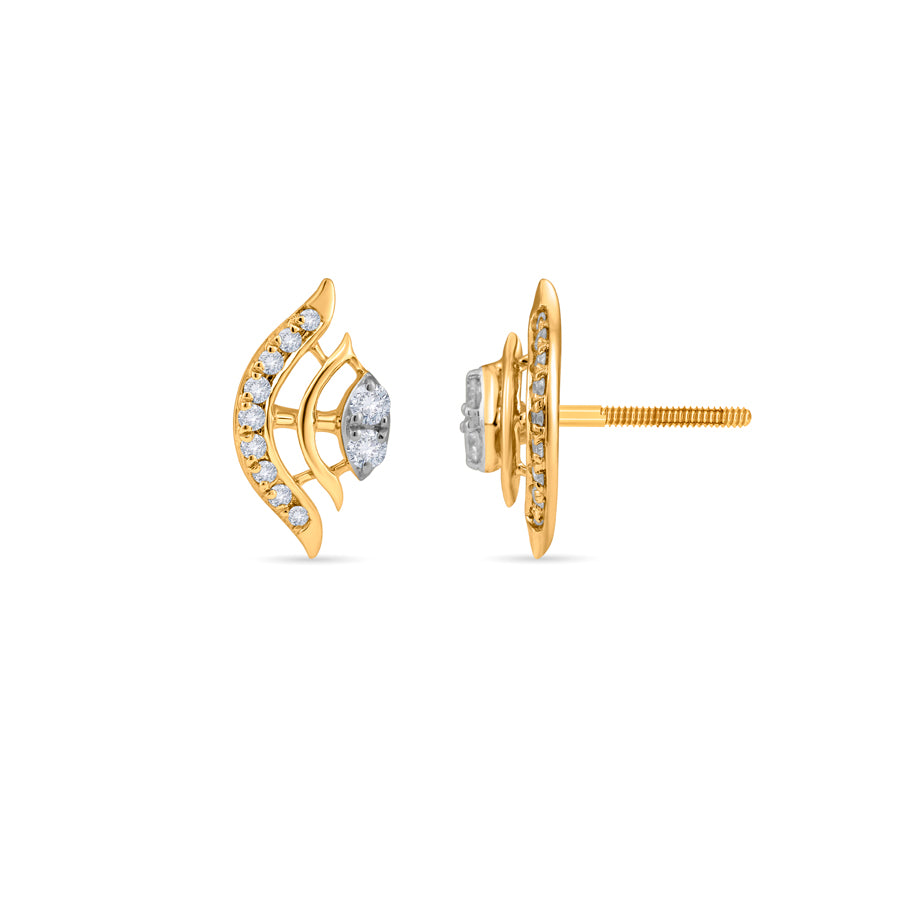Majestic Flare Diamond Earring