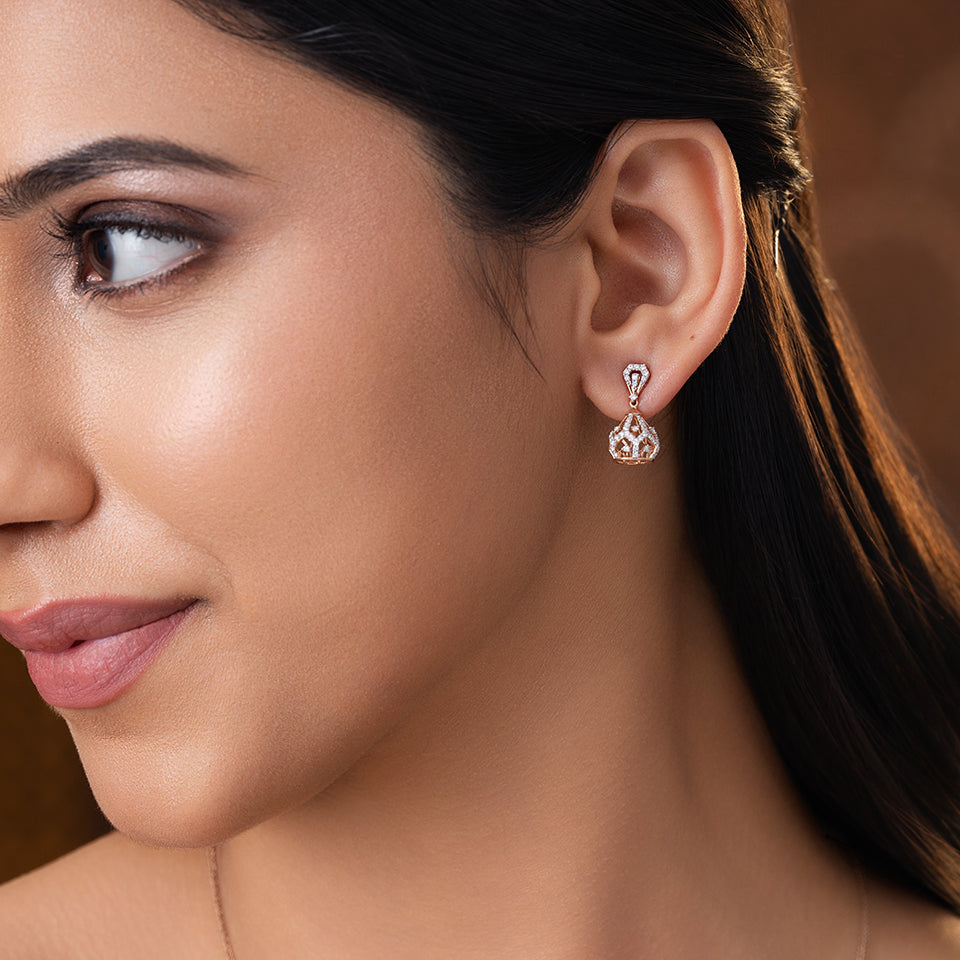 Classic Elegance Diamond Earrigs