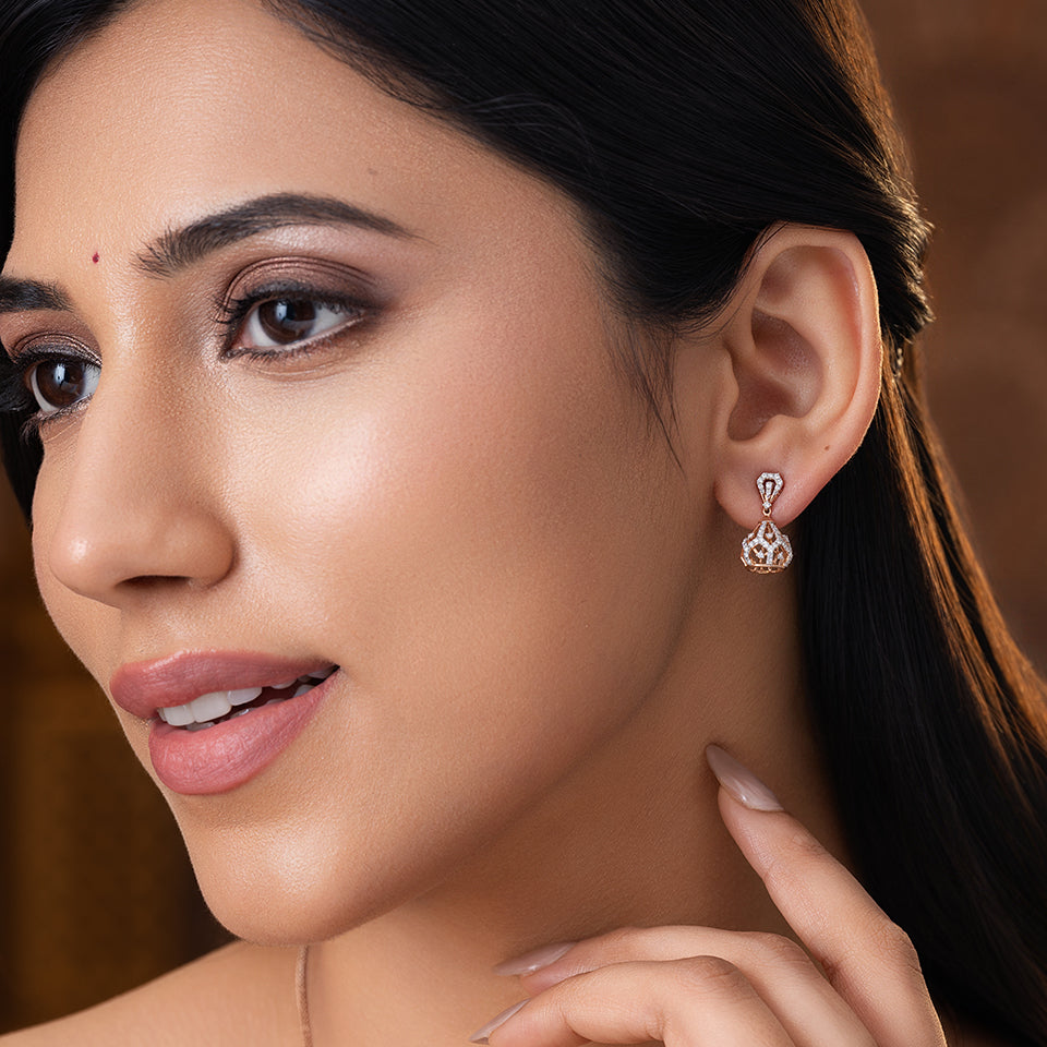 Classic Elegance Diamond Earrigs