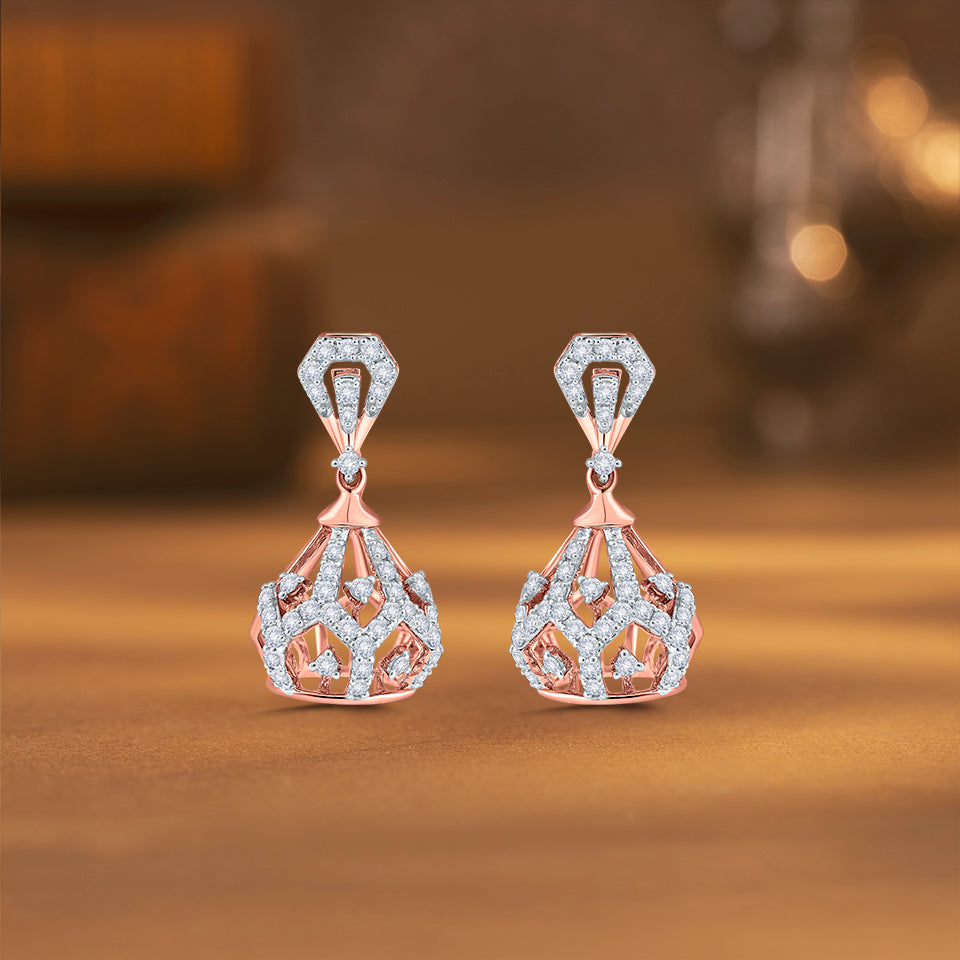 Classic Elegance Diamond Earrigs