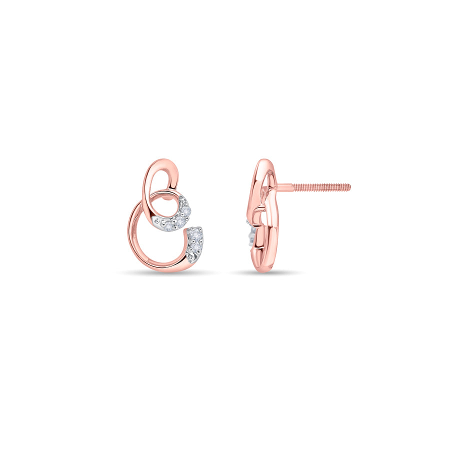 Nested Orbits Diamond Earrings