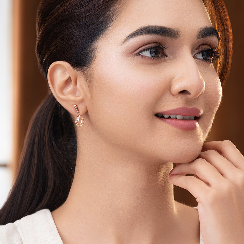 Mystic Ripples Diamond Earrings