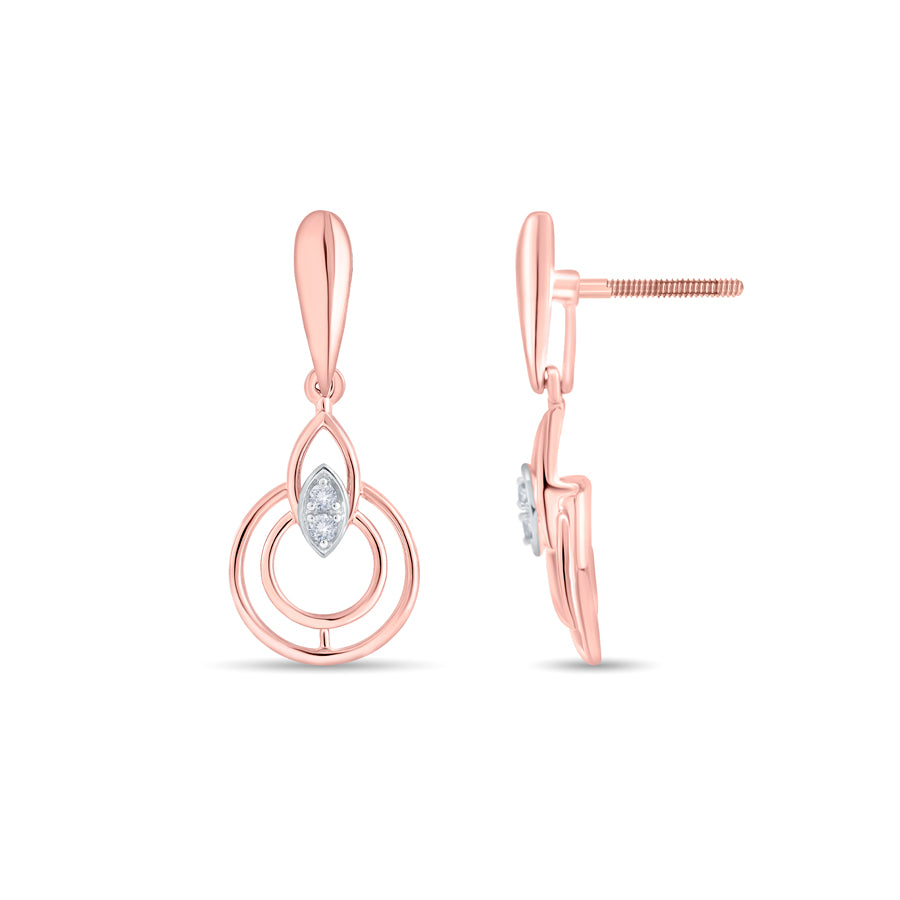 Mystic Ripples Diamond Earrings