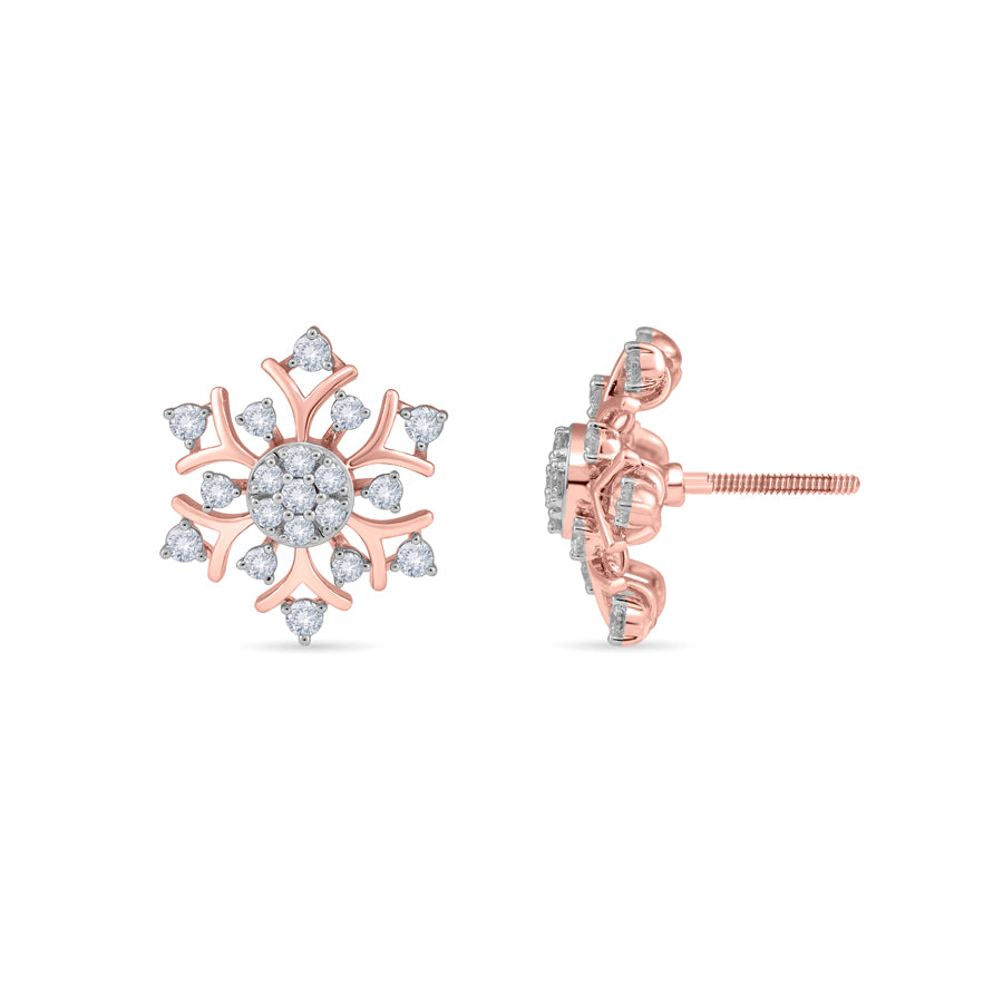 Winter Frost Diamond Earrings