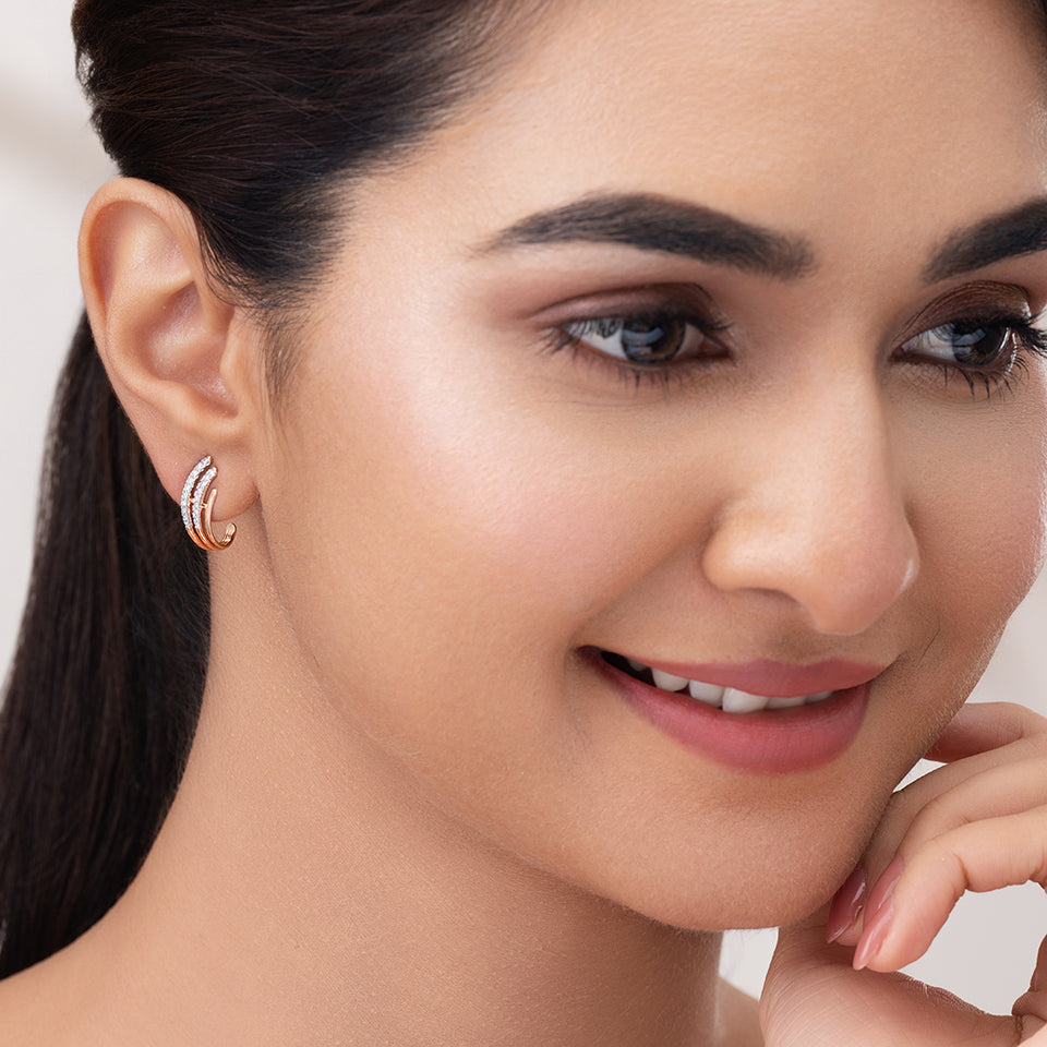Eternal Arcs Diamond Earrings