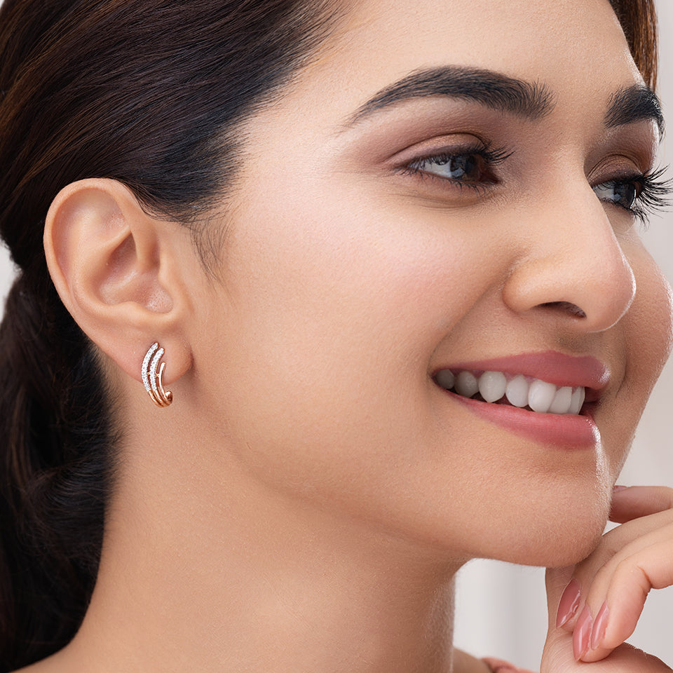 Eternal Arcs Diamond Earrings