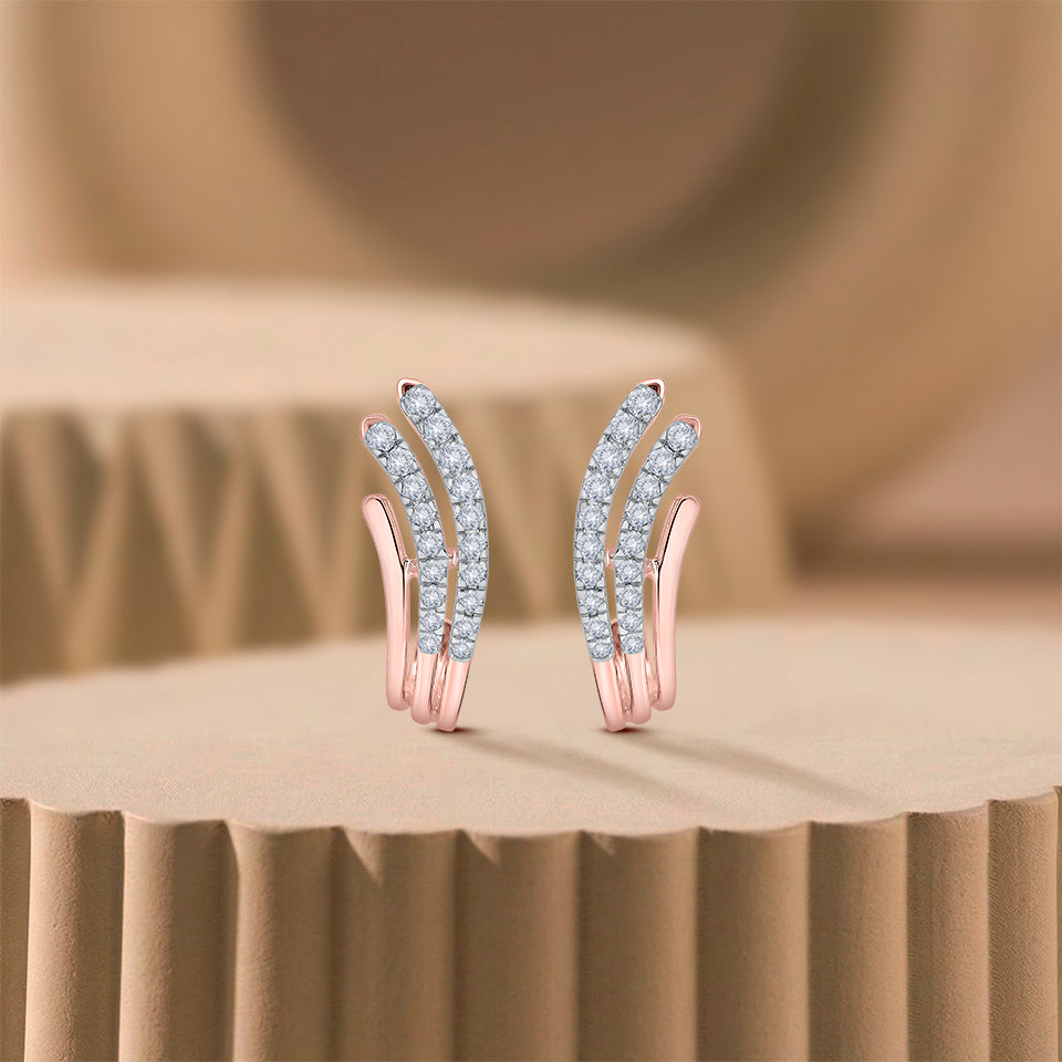 Eternal Arcs Diamond Earrings