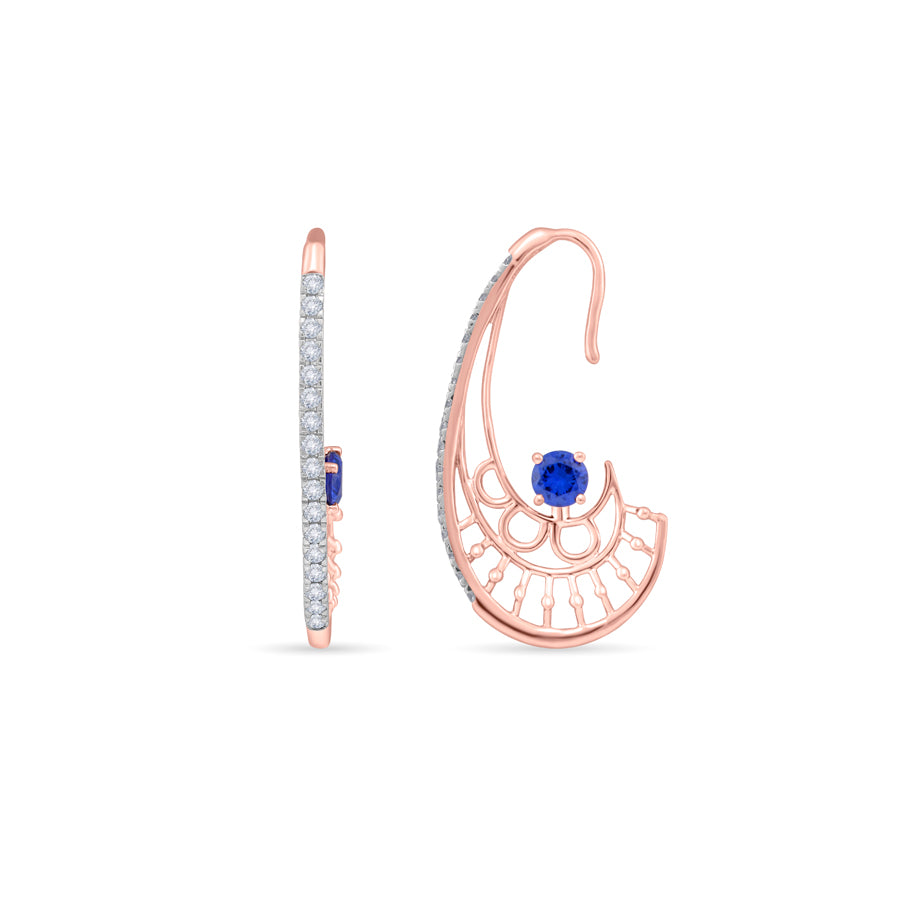 Blue Horizon Diamond Earrings