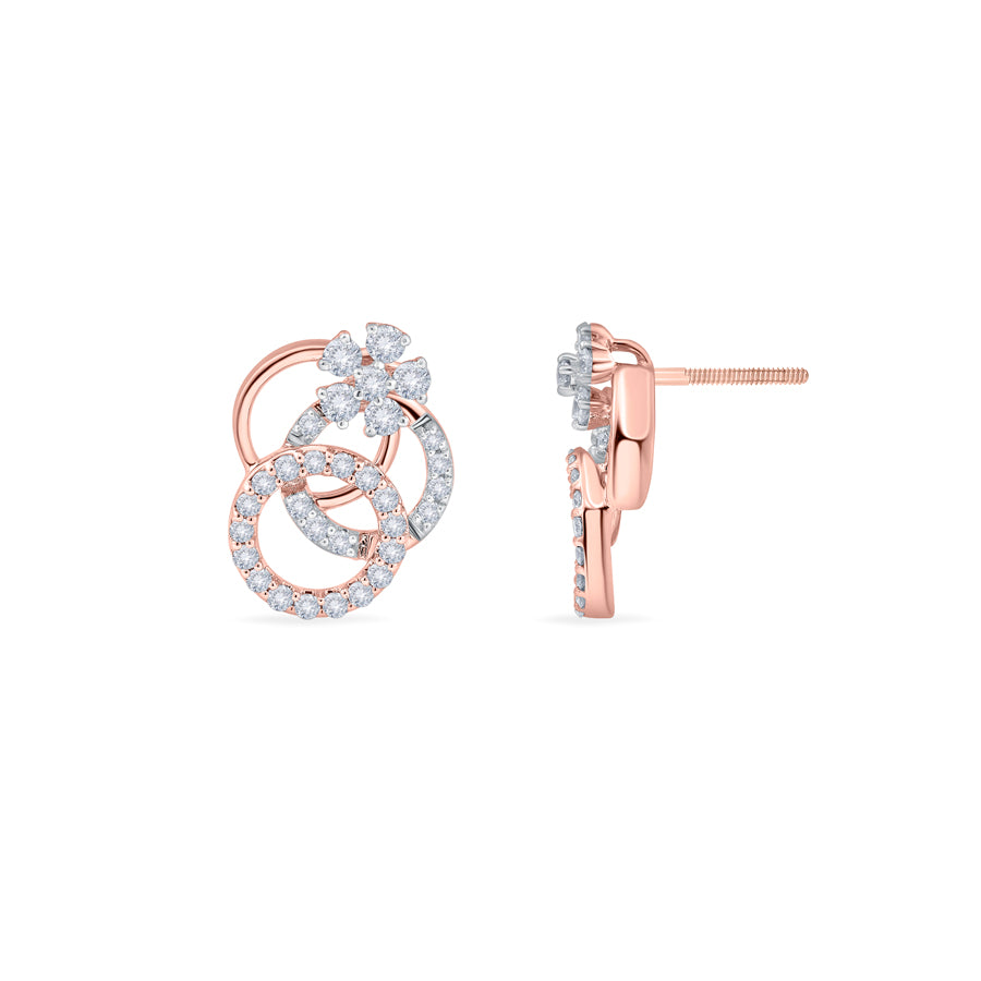 Enchanted Ringlet Diamond Earrings