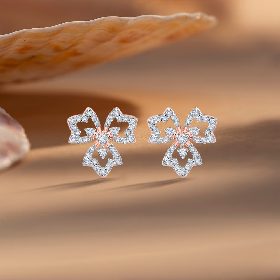 Infinite Blossom Diamond Earrings