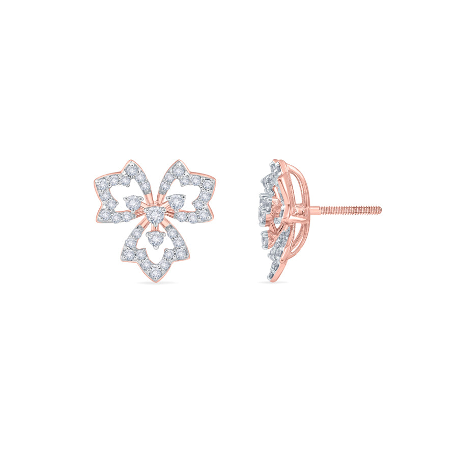 Infinite Blossom Diamond Earrings