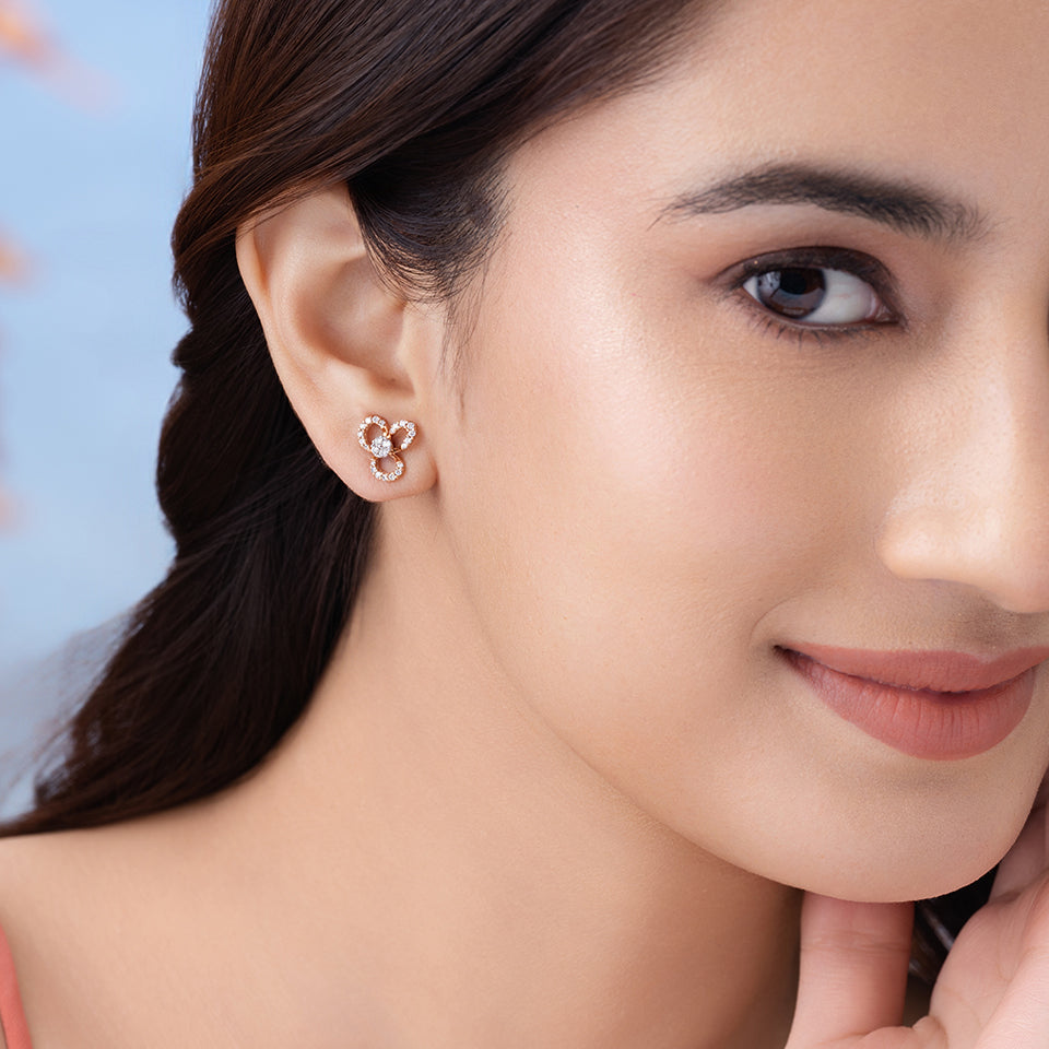 Aura Grace Diamond Earrings