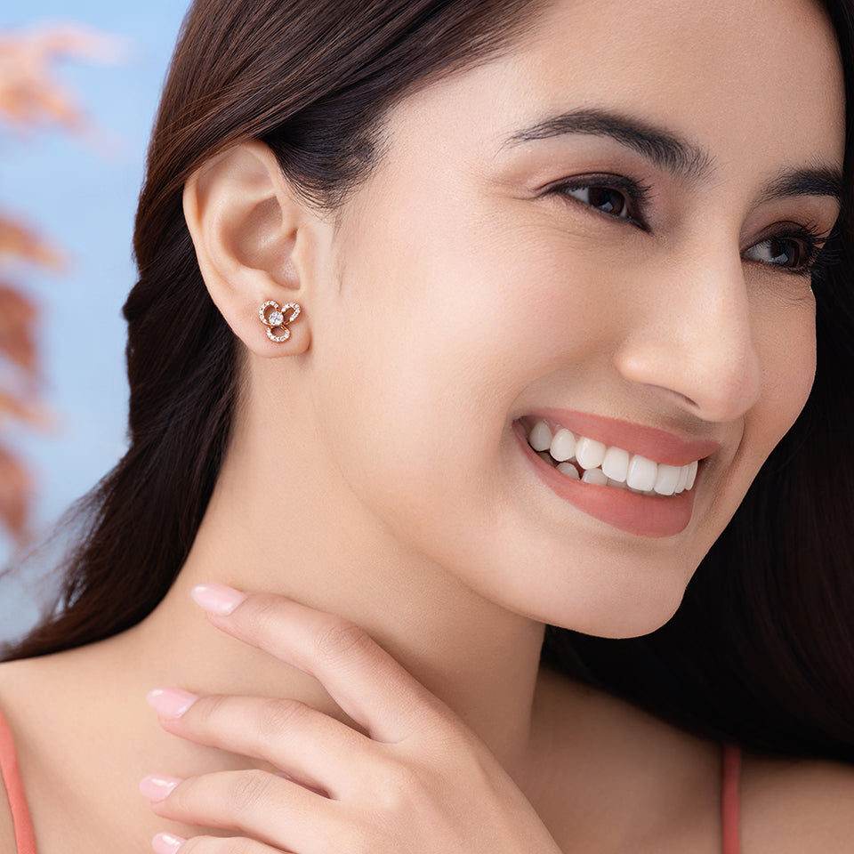 Aura Grace Diamond Earrings
