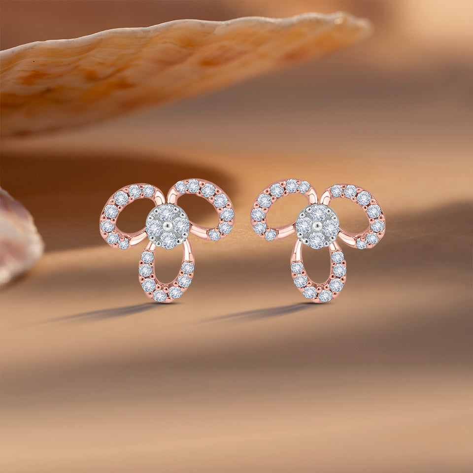 Aura Grace Diamond Earrings