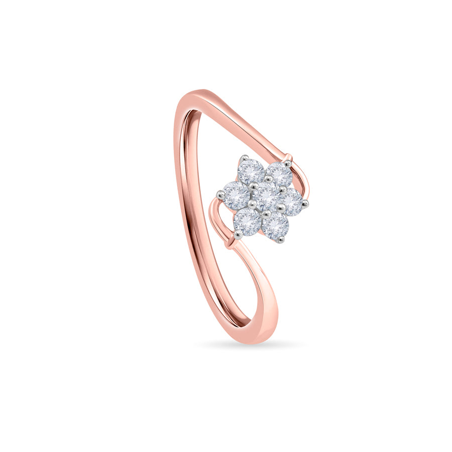 Shooting Star Diamond Finger Ring