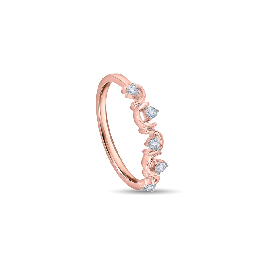 Cosmic Stars Diamond Finger Ring