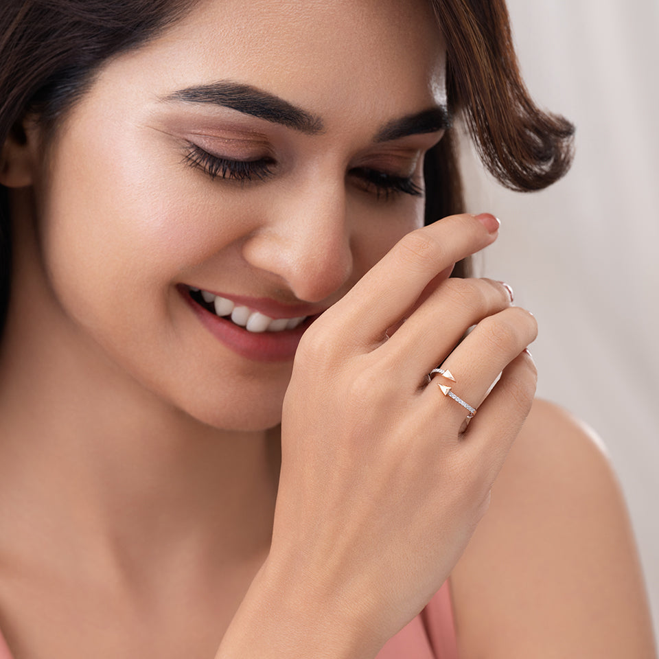 Urban Edge Diamond Finger Ring